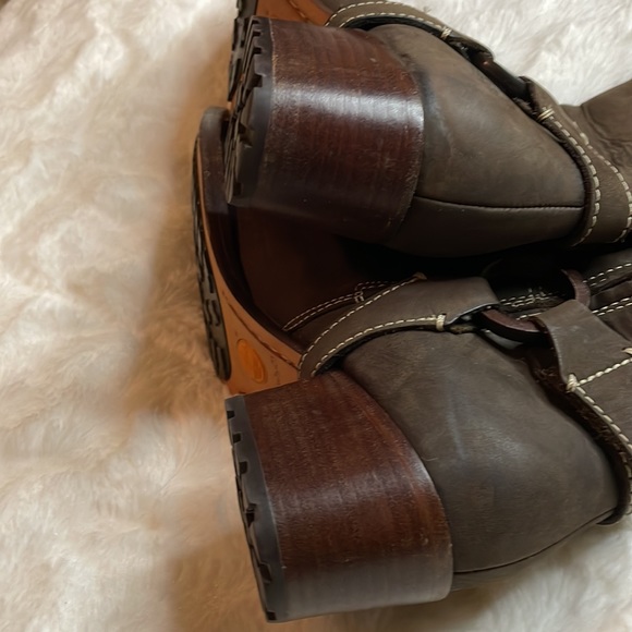 Timberland knee high leather harness boots - Picture 5 of 11